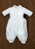 traje de bautizo niño camisa y pantalon color blanco